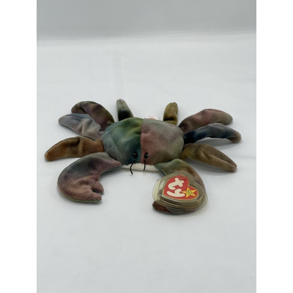 Claude‎ The Crab TY Beanie Baby 1996 PVC Vintage 90's